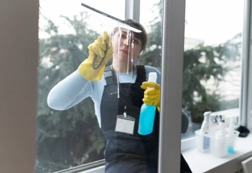 Nettoyage de vitres intérieures et extérieures à Larré